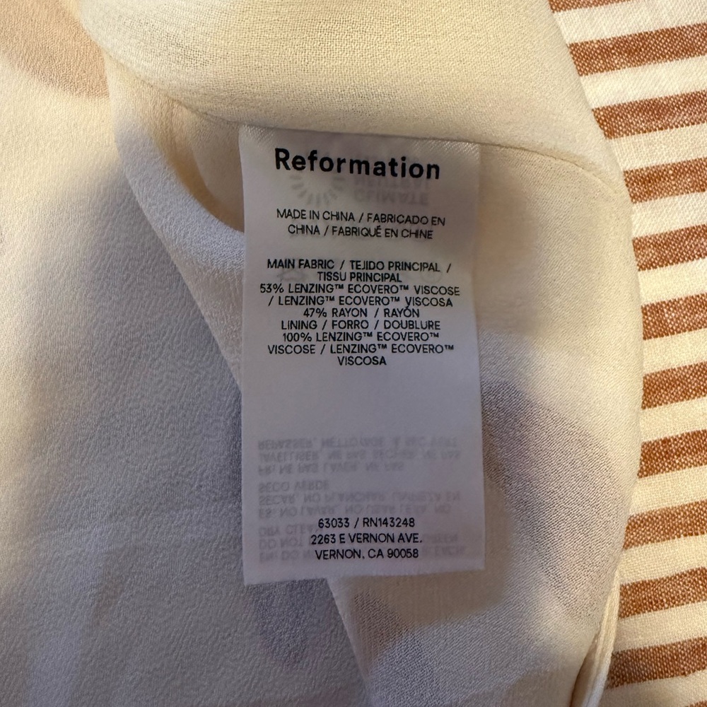 Reformation Avielle Jalapeño Mini Dress - Picture 6 of 8